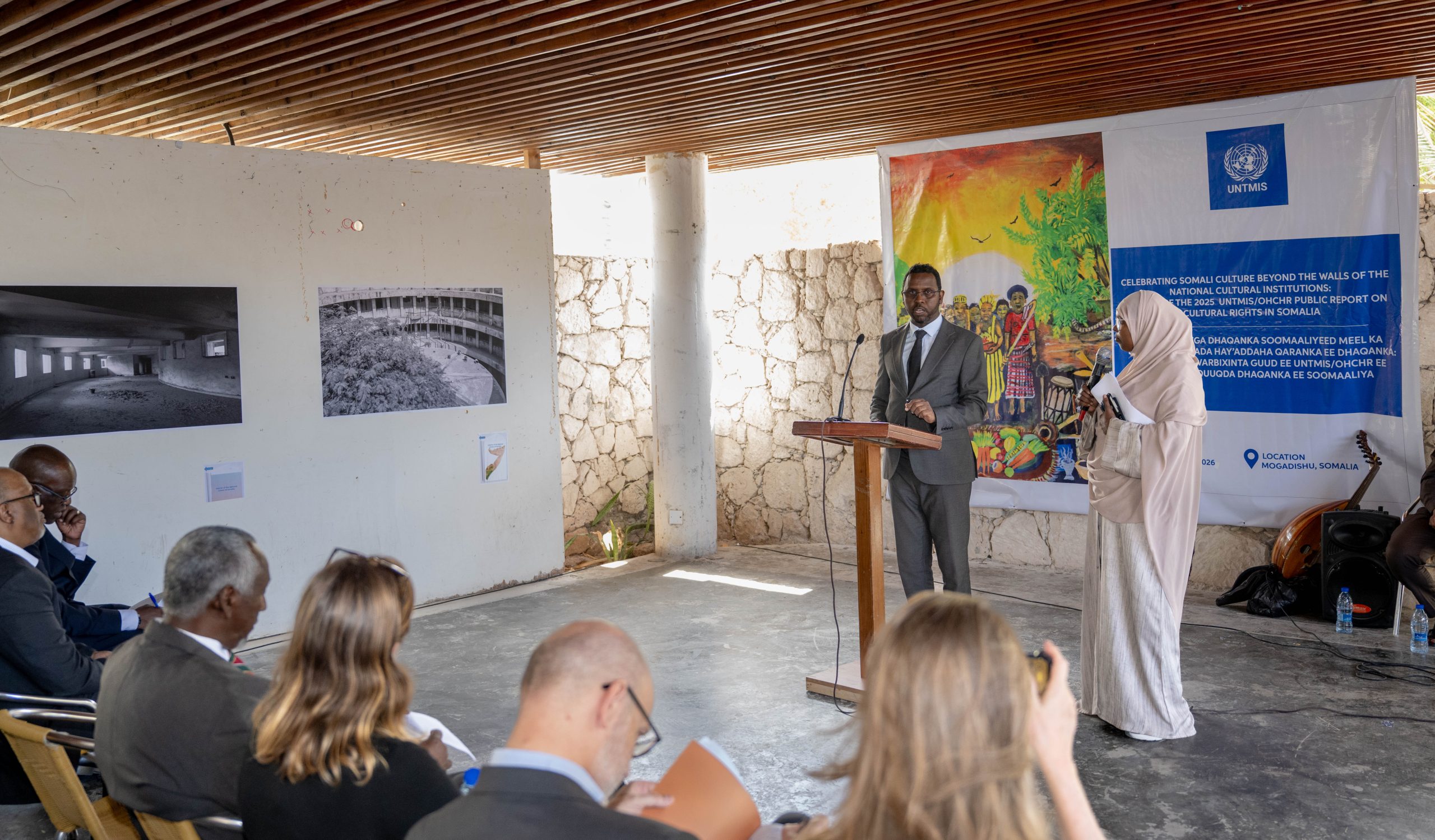 Somali National Library Participates in the Launch of the HRPG Public Report on Cultural Rights and Art Exhibition